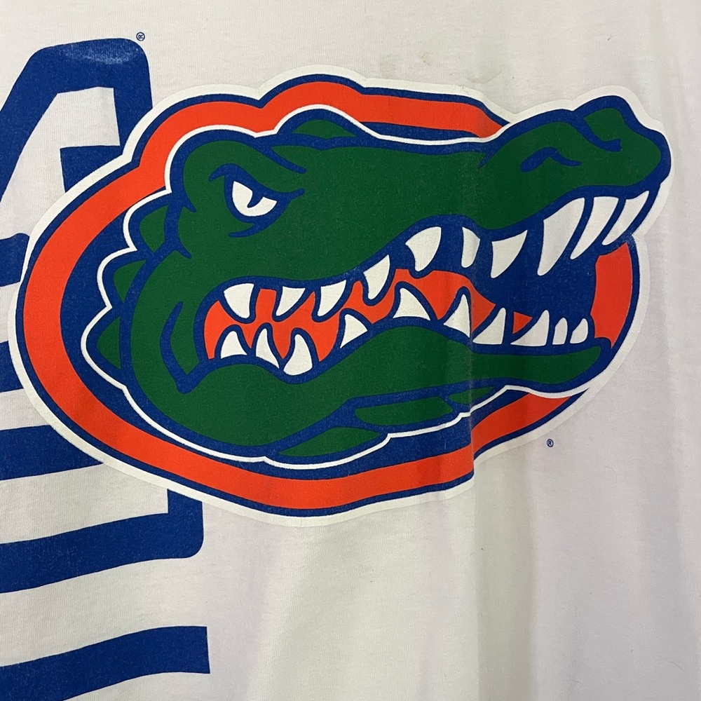 University of Florida Gators SEC Gildan Ultra Cotton White T-Shirt Size 4XL - Picture 3 of 9